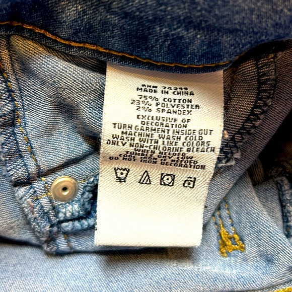 DKNY Kids Jeans Size 10 Skinny Stretchy Denim School Girls Thick Pockets High - Picture 6 of 11